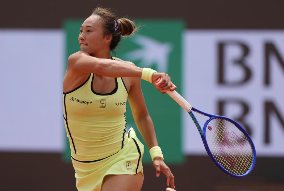 leyu-WTA1000罗马站-郑钦文2-0横扫布克沙晋级32强